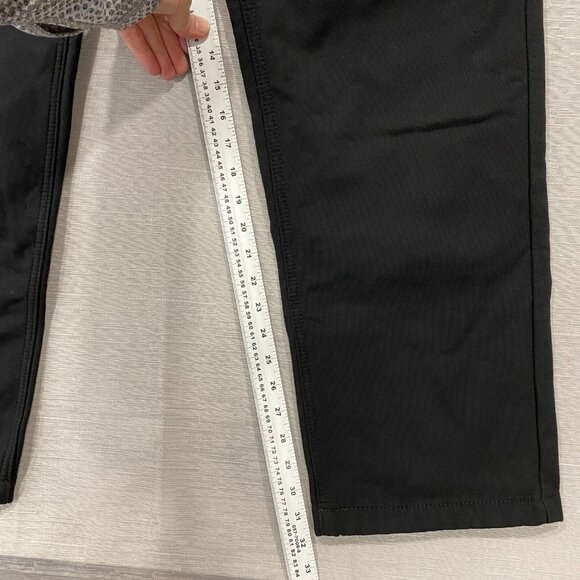 CAT Caterpillar Work Pants Mens 38 x 32 Black Canvas Fleece Lined Insulated - Picture 7 of 12